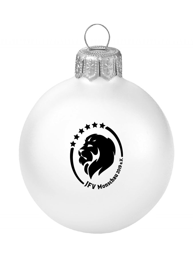Weihnachtskugel Logo 8cm