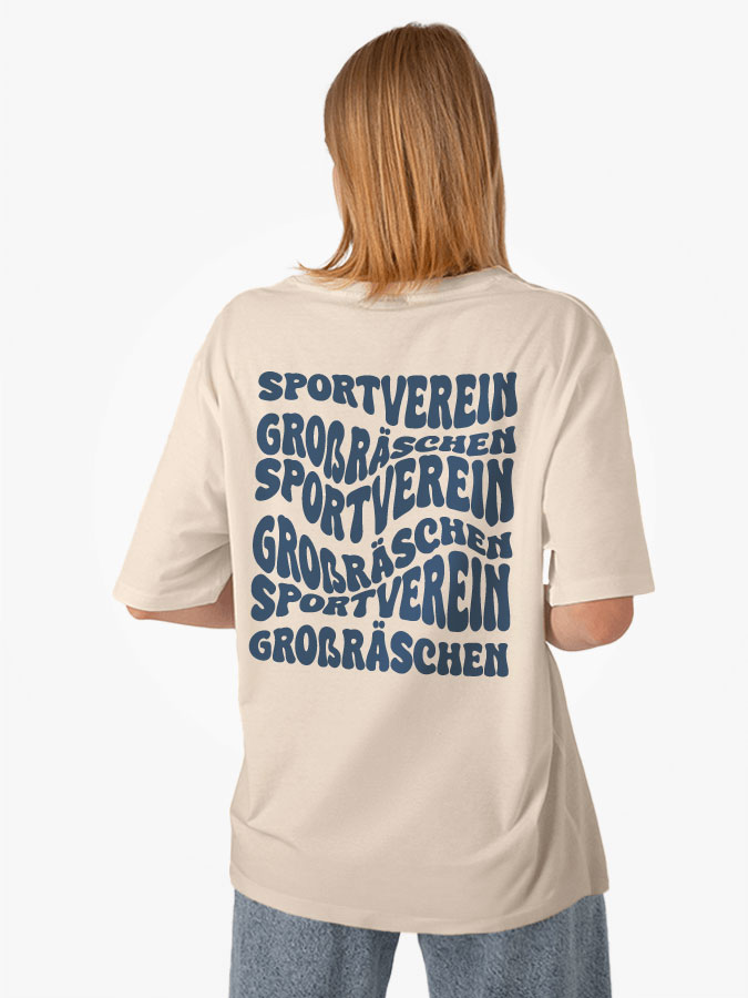 Oversized Shirt Wavy Damen