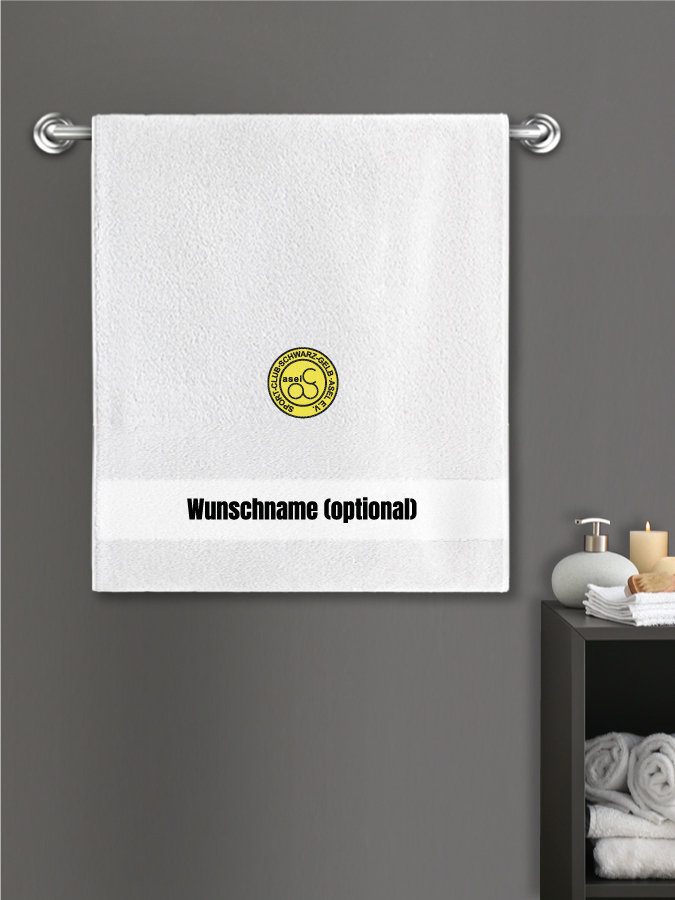 Badehandtuch Team Sticklogo