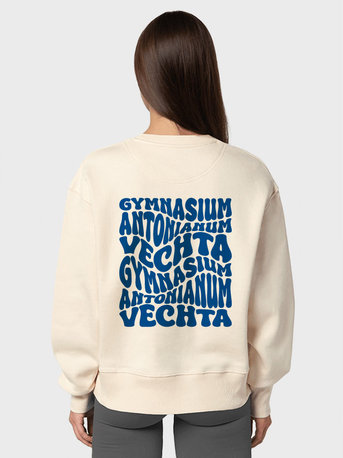 Oversized Sweater Wavy Damen