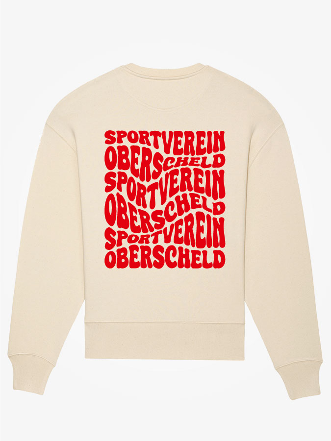 Sweatshirt Oversized Wavy Herren