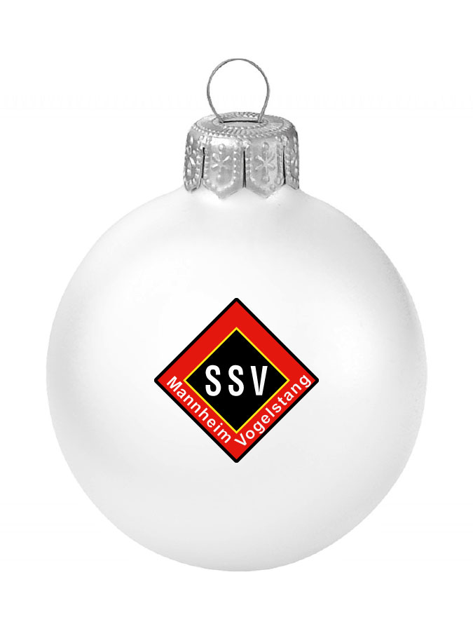 Weihnachtskugel Logo 8cm