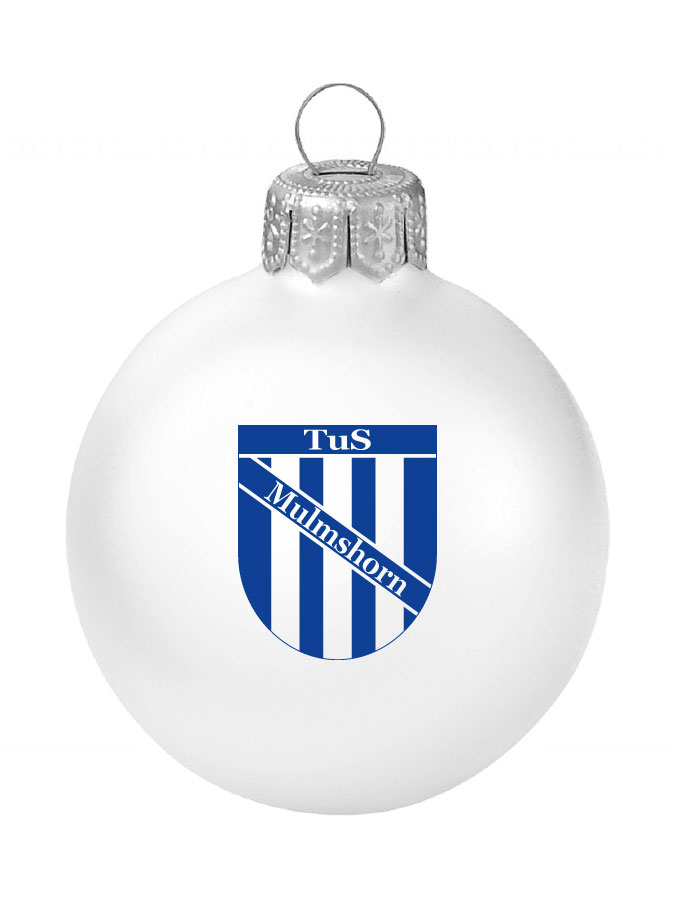 Weihnachtskugel Logo 8cm