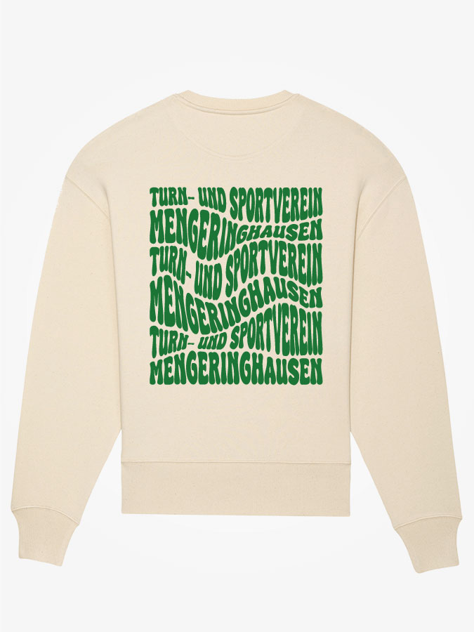 Sweatshirt Oversized Wavy Herren