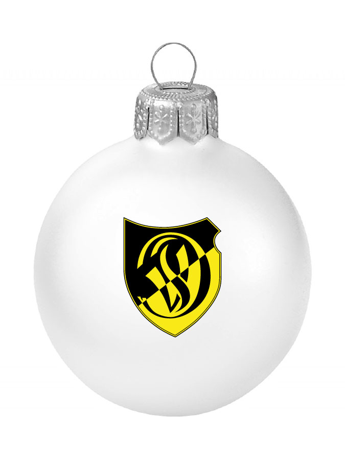 Weihnachtskugel Logo 8cm