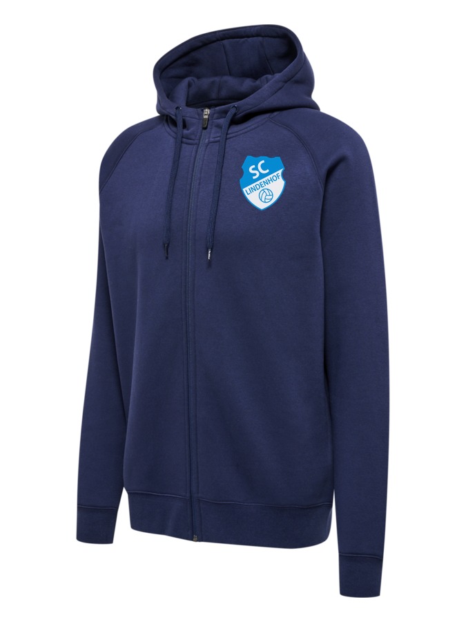 Hummel Red Heavy Zip Hoodie