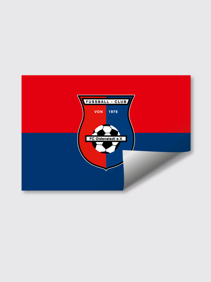 Aufkleber DIN A7 Logo