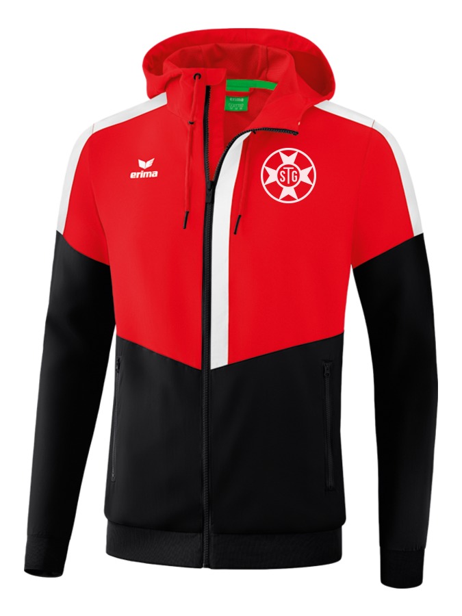 Erima Squad Tracktop Jacke mit Kapuze