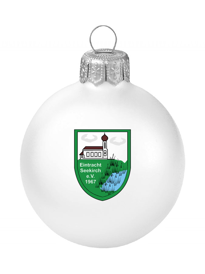 Weihnachtskugel Logo 8cm