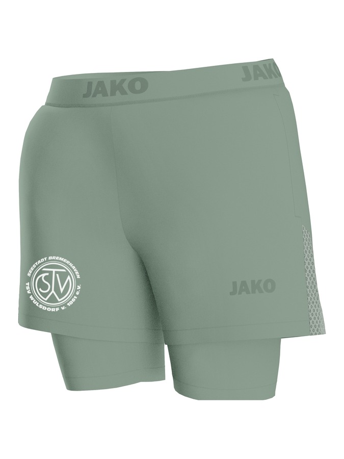 Jako 2-in-1-Short Power Damen