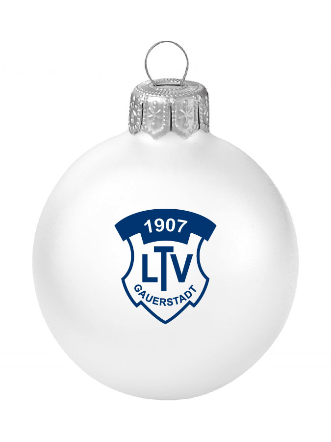 Weihnachtskugel Logo 8cm