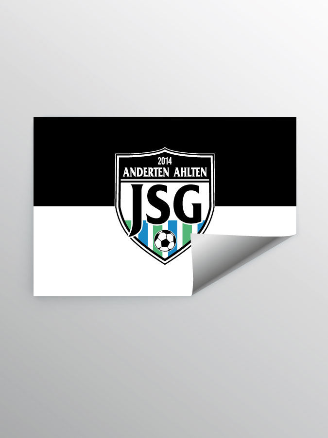 Aufkleber DIN A7 Logo