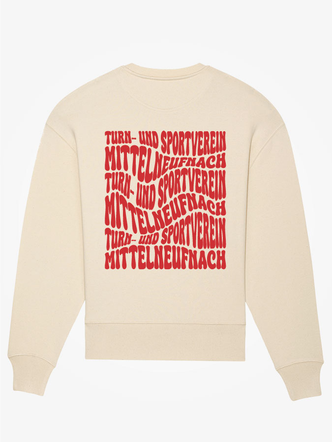 Sweatshirt Oversized Wavy Herren