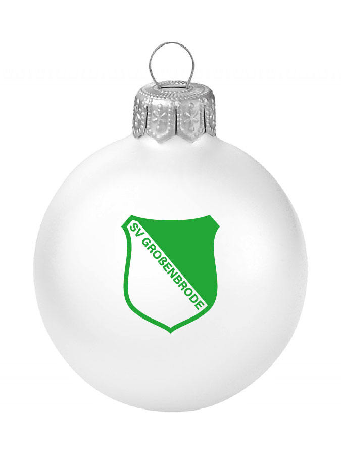 Weihnachtskugel Logo 8cm