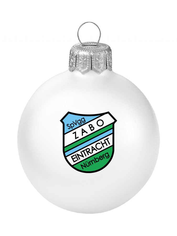 Weihnachtskugel Logo 8cm