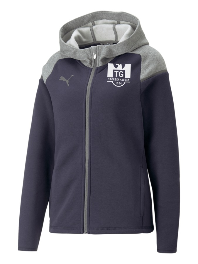 PUMA teamCUP Casuals Kapuzenjacke Damen