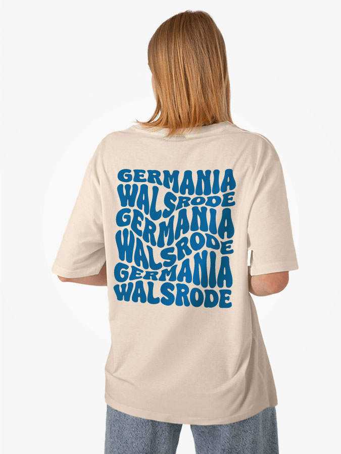 Oversized Shirt Wavy Damen