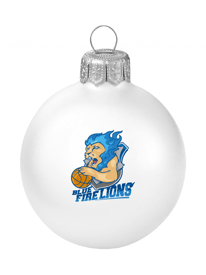 Weihnachtskugel Logo 8cm