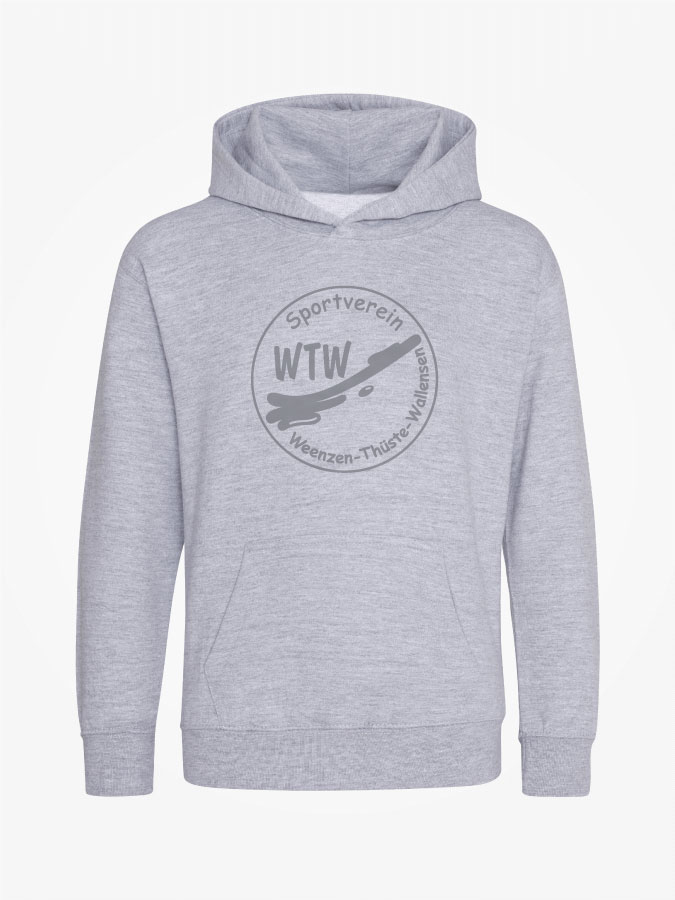 Hoodie All Grey Kids Unisex