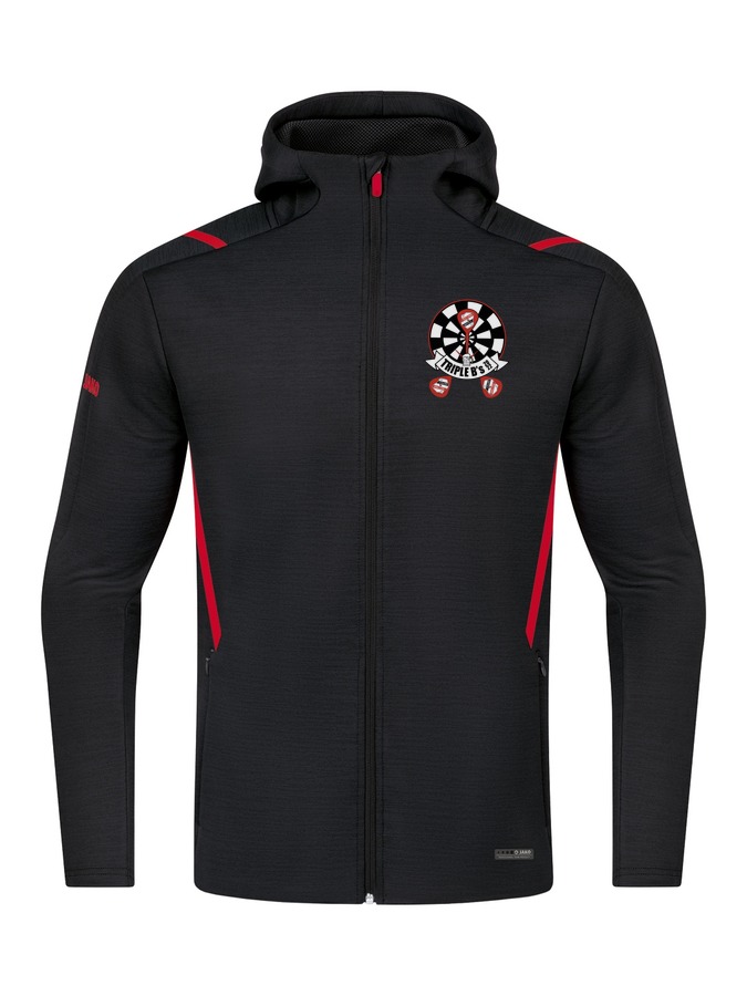 Jako Freizeitjacke Challenge mit Kapuze