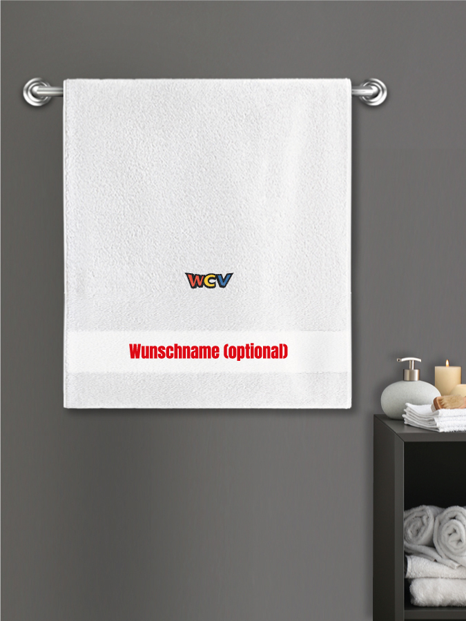 Badehandtuch Team Sticklogo