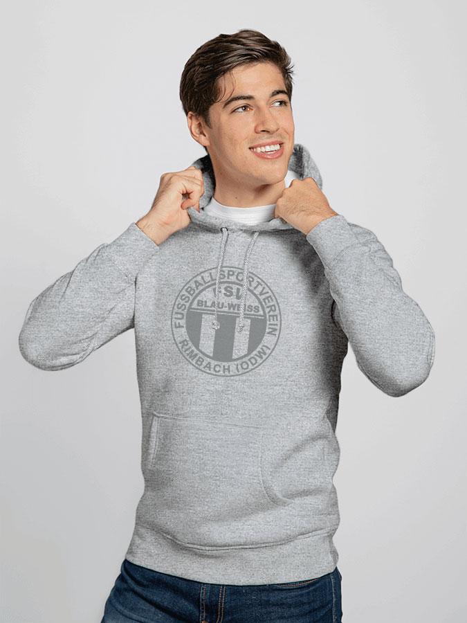 Hoodie All Grey Herren