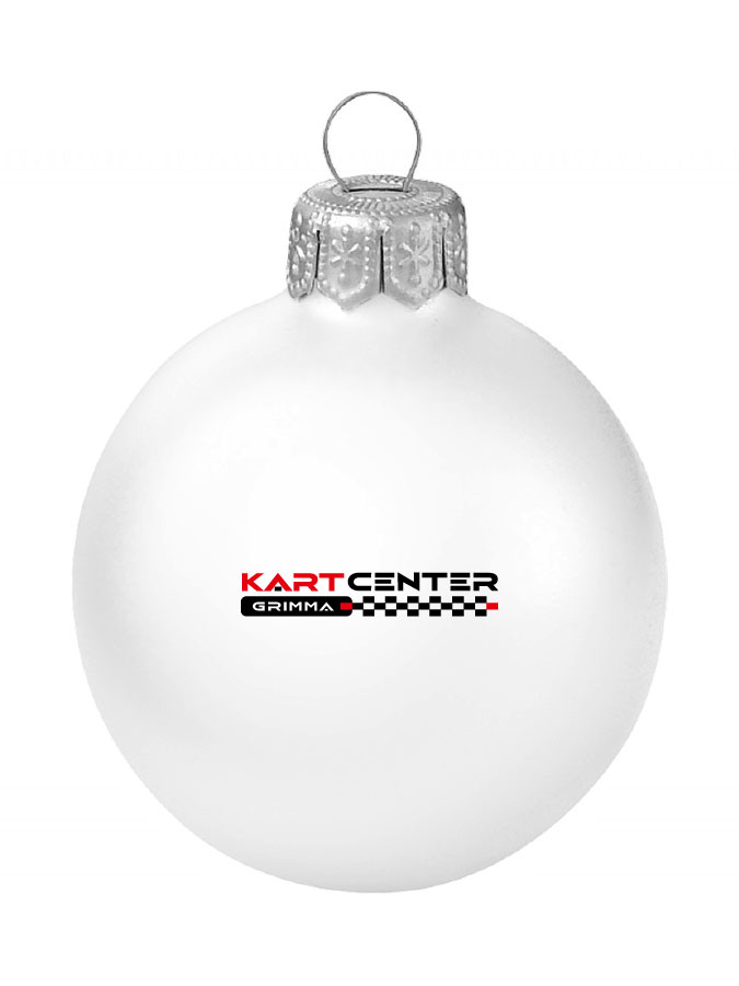 Weihnachtskugel Logo 8cm