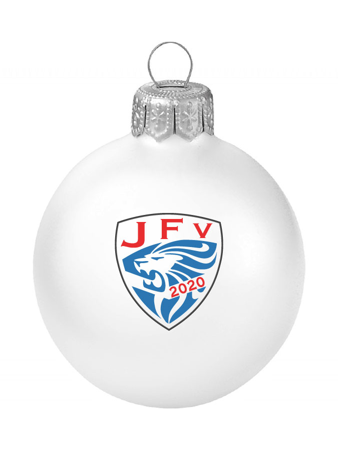 Weihnachtskugel Logo 8cm