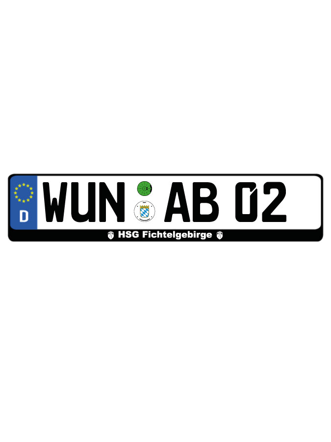 Kennzeichenhalter Kalden (2er Set)