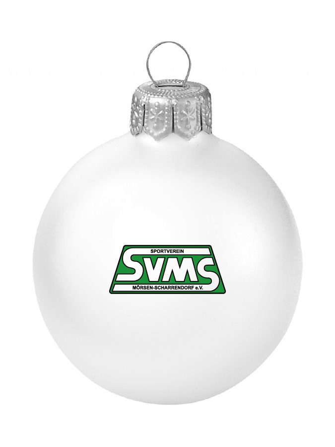 Weihnachtskugel Logo 8cm