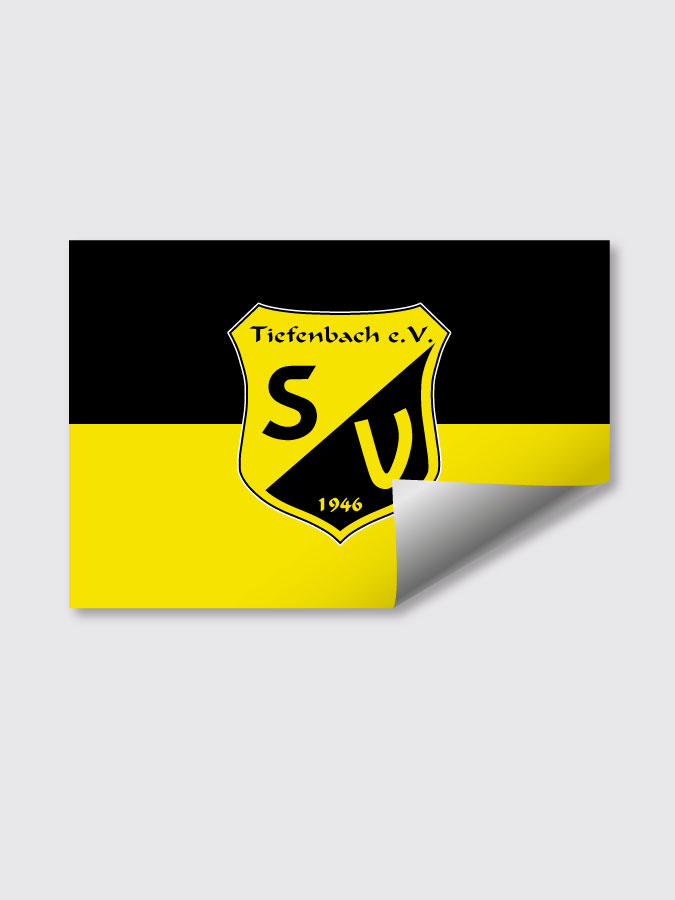 Aufkleber DIN A7 Logo