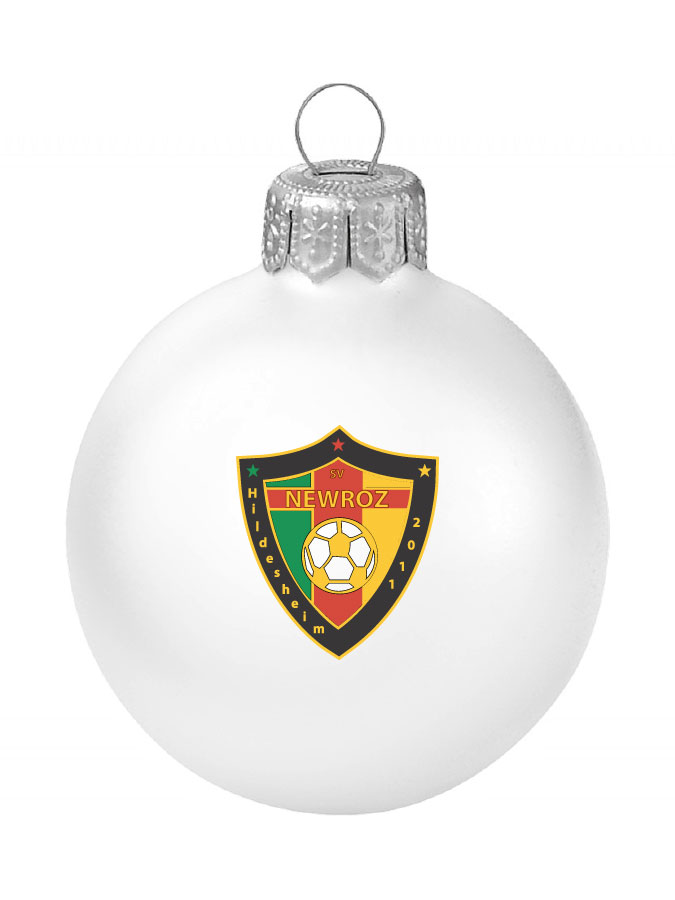 Weihnachtskugel Logo 8cm