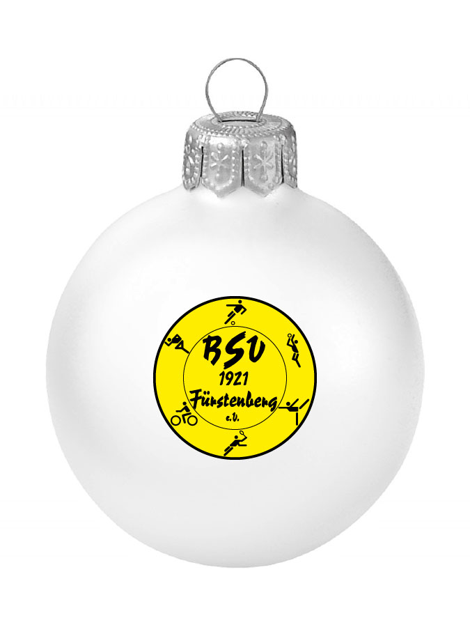 Weihnachtskugel Logo 8cm