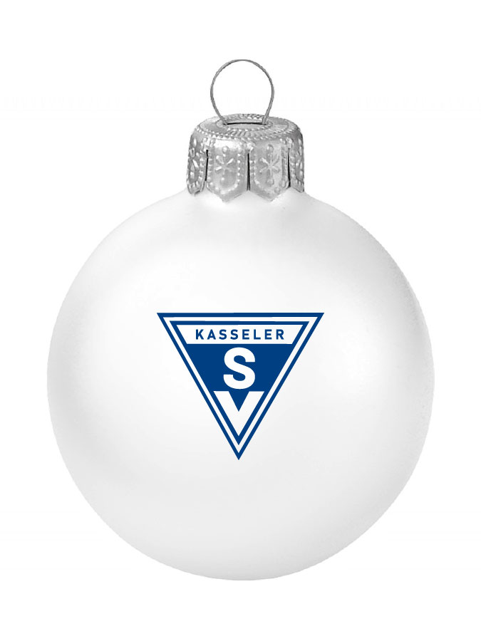Weihnachtskugel Logo 8cm