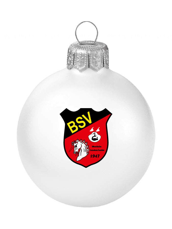 Weihnachtskugel Logo 8cm