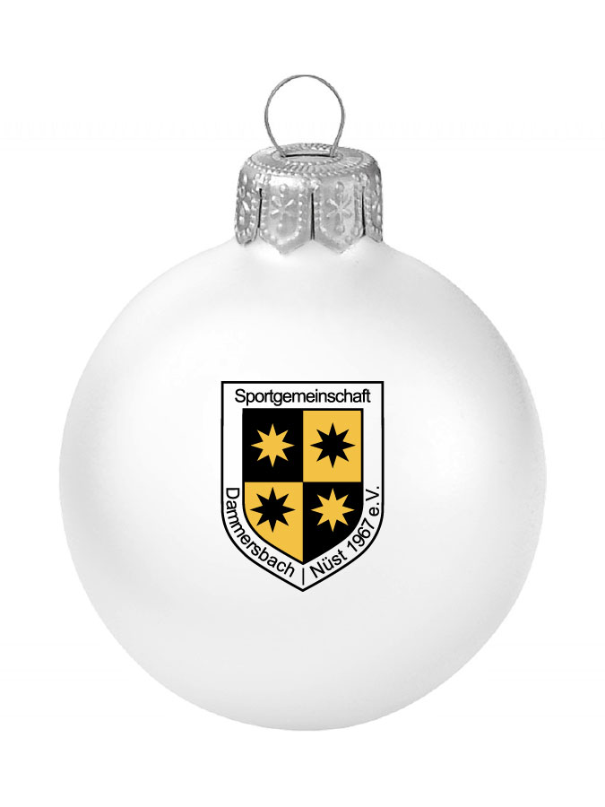 Weihnachtskugel Logo 8cm