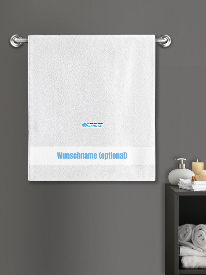 Badehandtuch Team Sticklogo