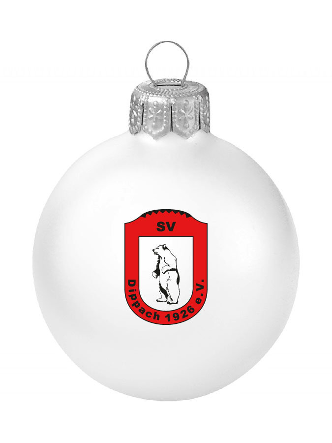 Weihnachtskugel Logo 8cm