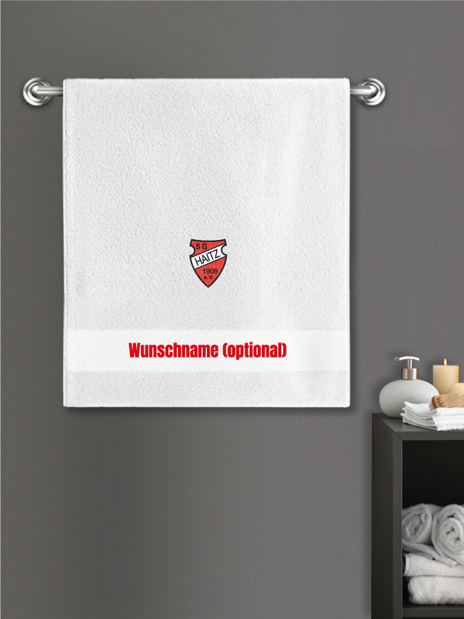 Badehandtuch Team Sticklogo
