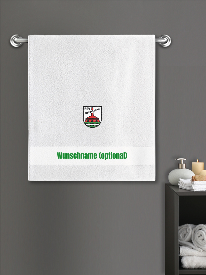 Badehandtuch Team Sticklogo