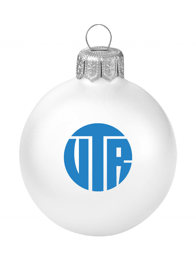 Weihnachtskugel Logo 8cm