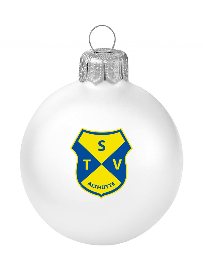 Weihnachtskugel Logo 8cm