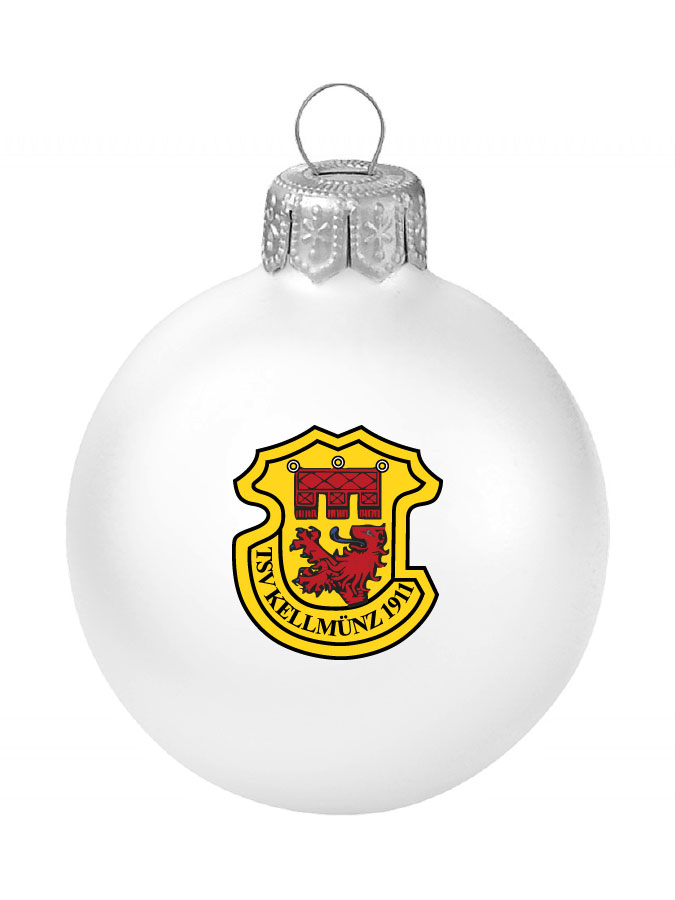 Weihnachtskugel Logo 8cm