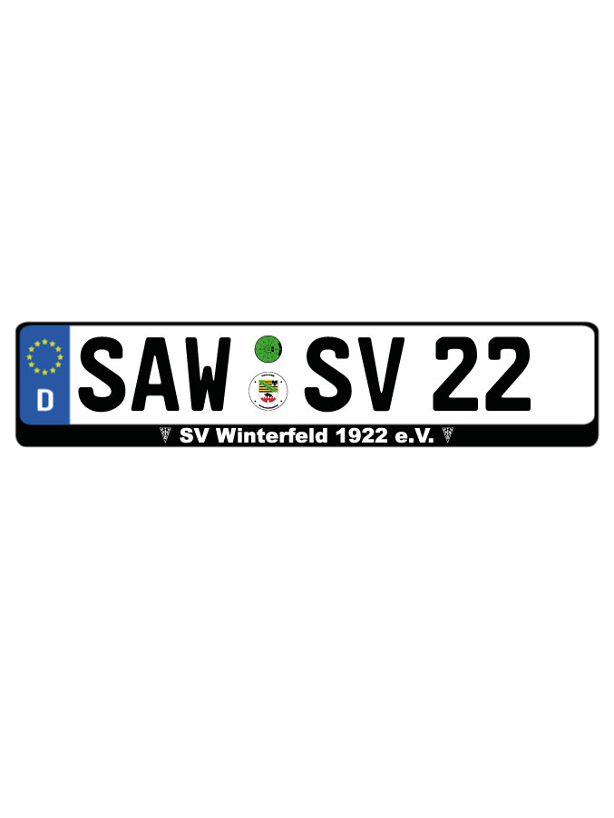 Kennzeichenhalter Kalden (2er Set)