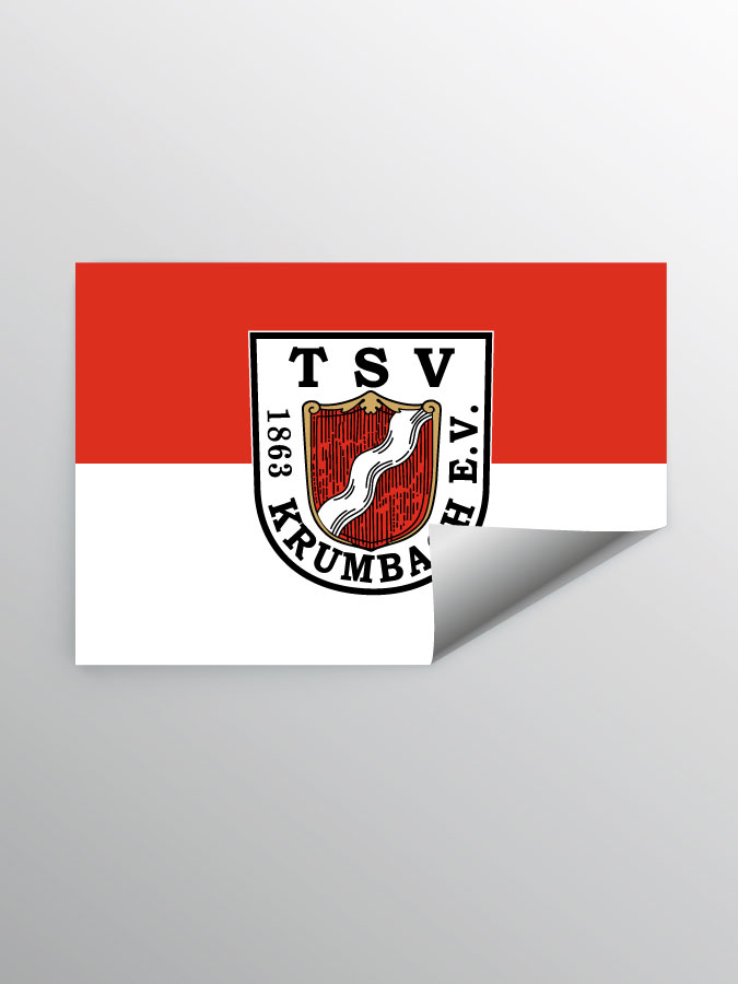 Aufkleber DIN A7 Logo