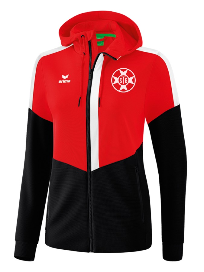 Erima Squad Trainingsjacke mit Kapuze Damen