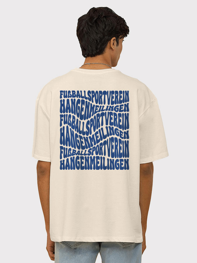 Oversized Shirt Wavy Herren