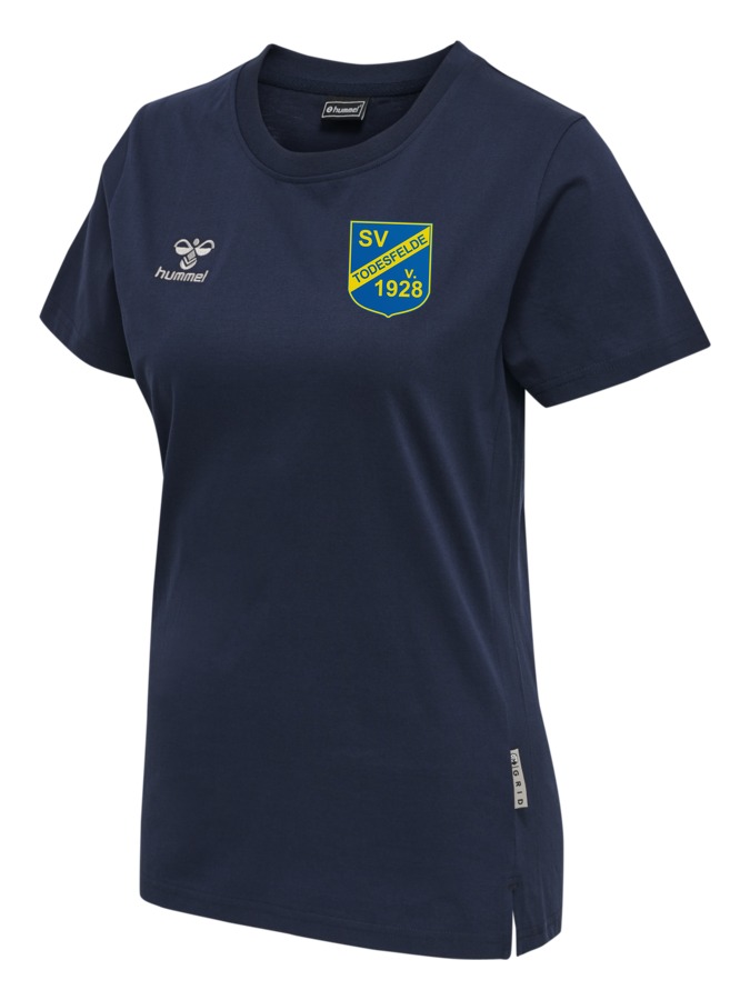 Hummel Move Grid Cotton T-Shirt Wom Damen