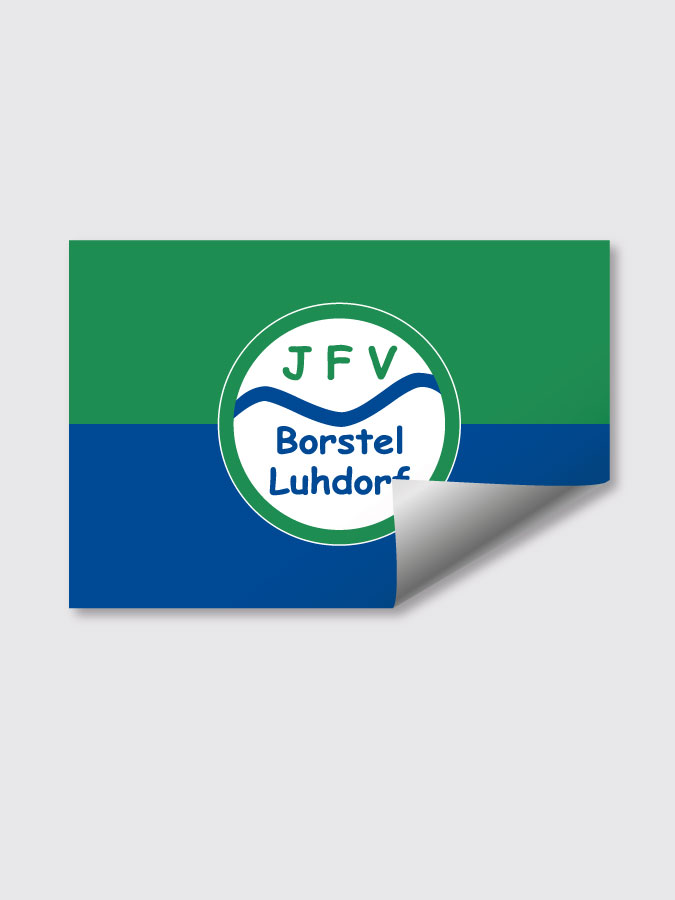 Aufkleber DIN A7 Logo