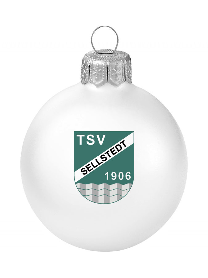 Weihnachtskugel Logo 8cm